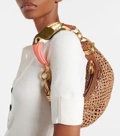 Chloé Chloé Bracelet Small woven leather shoulder bag | Thumbnail 7