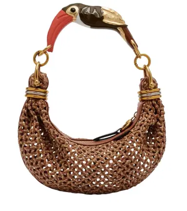 Chloé Chloé Bracelet Small woven leather shoulder bag | Thumbnail 1