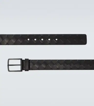 Bottega Veneta Intrecciato leather belt | Thumbnail 2