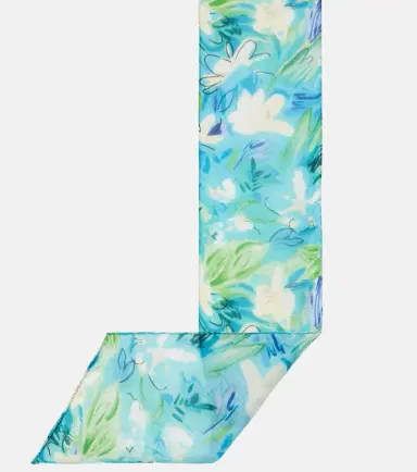 Chloé Chloé Chloé Wild Flowers floral silk scarf | Thumbnail 2
