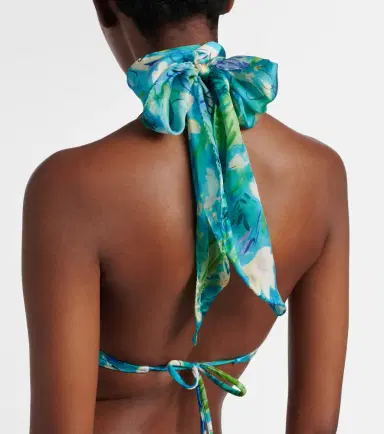 Chloé Chloé Chloé Wild Flowers floral silk scarf | Thumbnail 5