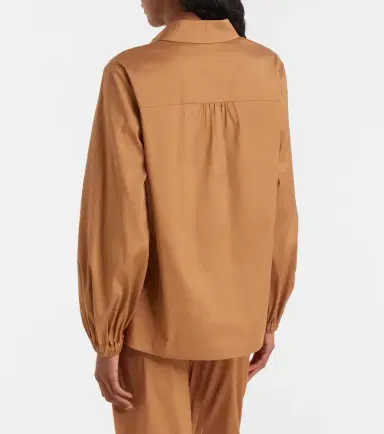 Max Mara Fertile cotton-blend shirt | Thumbnail 2 Max Mara Fertile cotton-blend shirt | Thumbnail 2