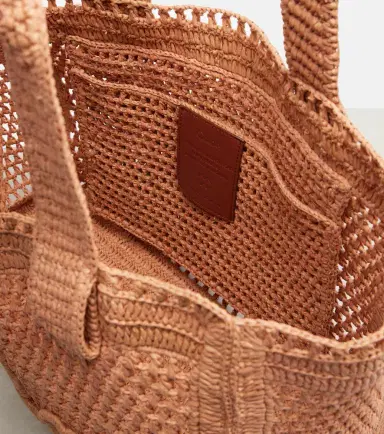 Chloé Chloé Summer Banana raffia tote bag | Thumbnail 2