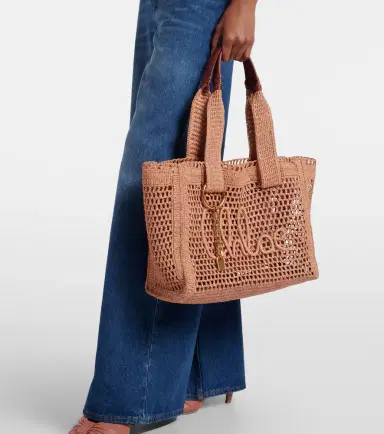 Chloé Chloé Summer Banana raffia tote bag | Thumbnail 5