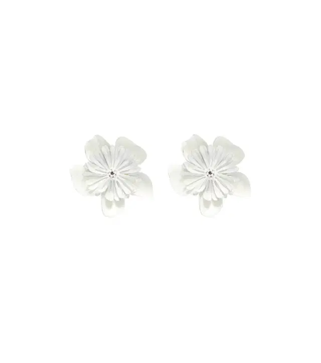 Chloe Chloé Floral clip-on earrings