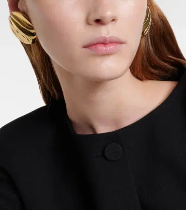 Chloé Chloé Chloé Pleats clip-on earrings | Thumbnail 5