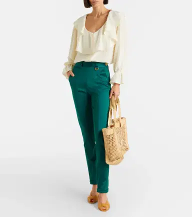 Chloé Chloé Summer Banana East-West raffia tote bag | Thumbnail 7