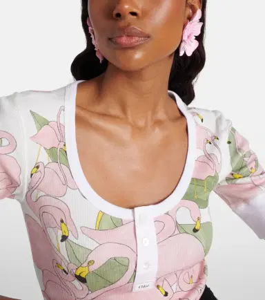 Chloé Chloé Floral clip-on earrings | Thumbnail 5