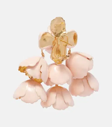 Chloé Chloé Flower Cloud enamel drop earrings | Thumbnail 2