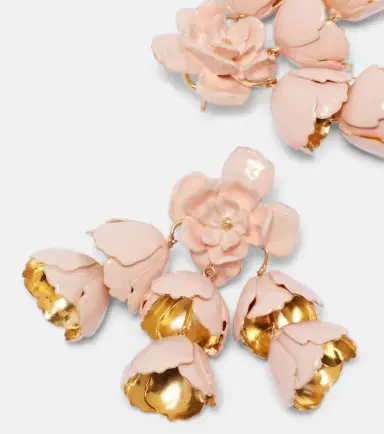 Chloé Chloé Flower Cloud enamel drop earrings | Thumbnail 4
