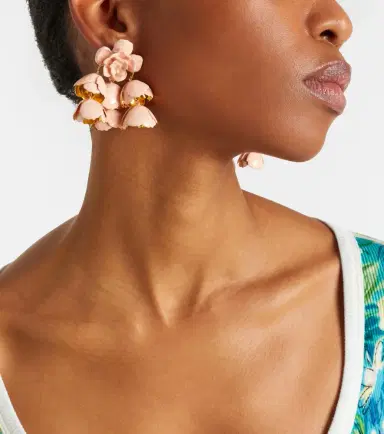 Chloé Chloé Flower Cloud enamel drop earrings | Thumbnail 5