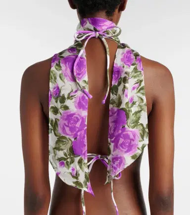 Chloé Chloé Chloé Bloom floral silk scarf | Thumbnail 5
