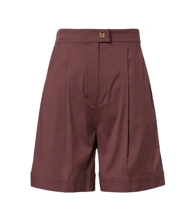 Max Mara Medeola pleated cotton-blend shorts