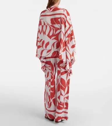 Max Mara Voto printed silk wide-leg pants | Thumbnail 2