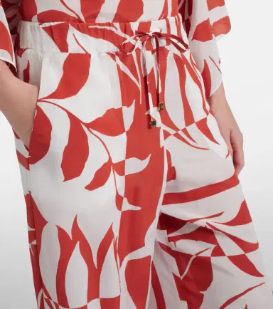 Max Mara Voto printed silk wide-leg pants | Thumbnail 4