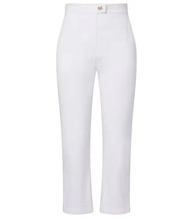 Max Mara Curve cotton-blend cropped straight pants