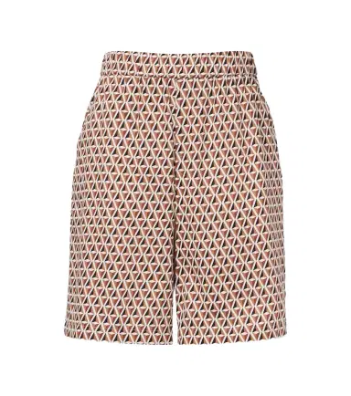 Max Mara Omelia printed cotton Bermuda shorts | Thumbnail 1