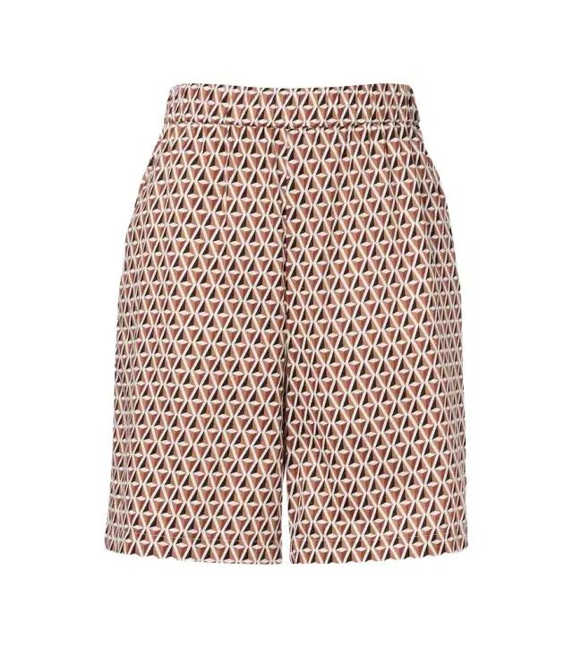 Omelia printed cotton Bermuda shorts