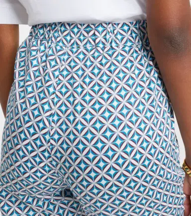 Max Mara Facella printed cotton wide-leg jeans | Thumbnail 3 Max Mara Facella printed cotton wide-leg jeans | Thumbnail 3
