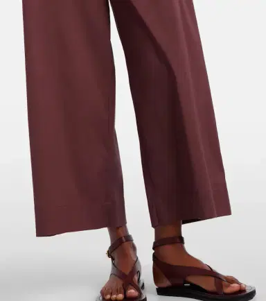 Max Mara Pece cotton-blend wide-leg pants | Thumbnail 6 Max Mara Pece cotton-blend wide-leg pants | Thumbnail 6