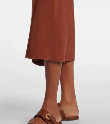 Max Mara Afoso gathered jersey wrap skirt | Thumbnail 2