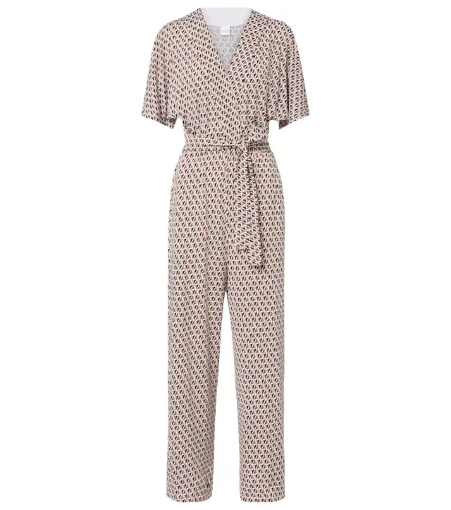 Max Mara Belted printed jumpsuit