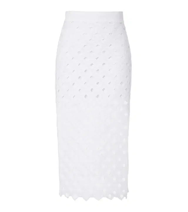 Max Mara Zorro macramé midi skirt