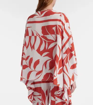 Max Mara Tambuto printed silk blouse | Thumbnail 2