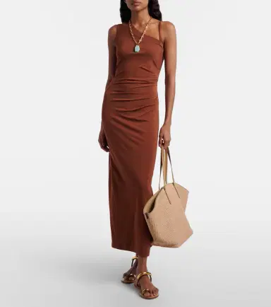 Max Mara Fiabe one-shoulder midi dress | Thumbnail 4