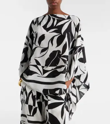 Max Mara Ambuto printed silk blouse | Thumbnail 3