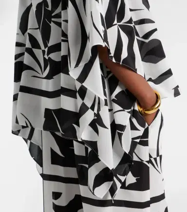 Max Mara Ambuto printed silk blouse | Thumbnail 4