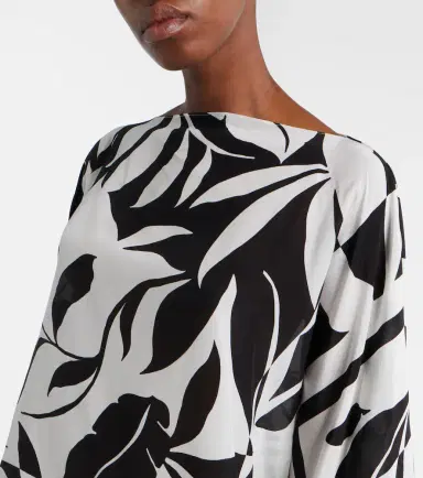Max Mara Ambuto printed silk blouse | Thumbnail 5