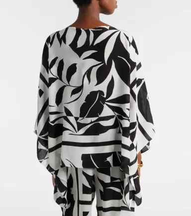 Max Mara Ambuto printed silk blouse | Thumbnail 6
