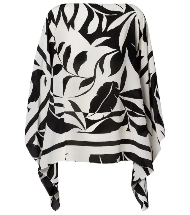Max Mara Ambuto printed silk blouse