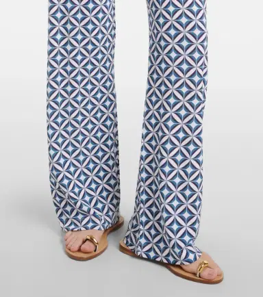 Max Mara Abate printed wide-leg pants | Thumbnail 3