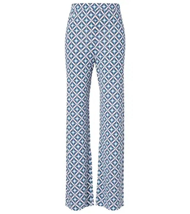 Max Mara Abate printed wide-leg pants