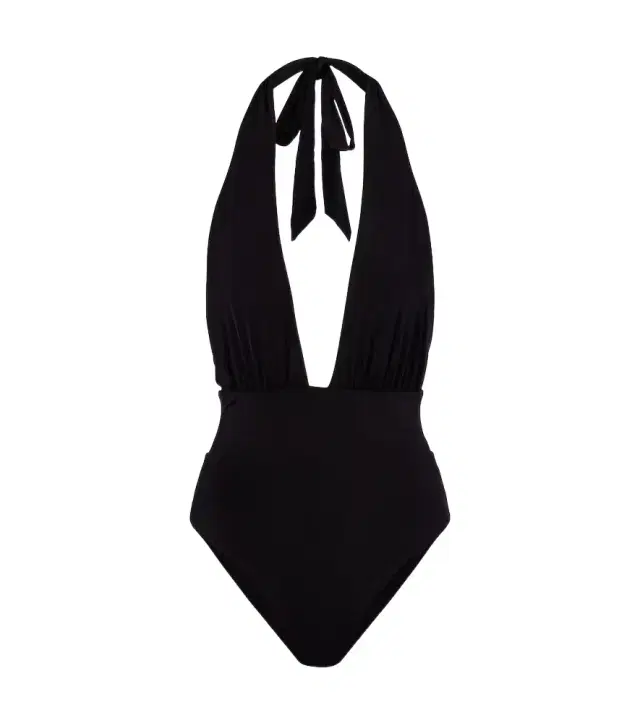 Calle halterneck swimsuit