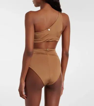 Max Mara Salli draped high-rise bikini bottoms | Thumbnail 3