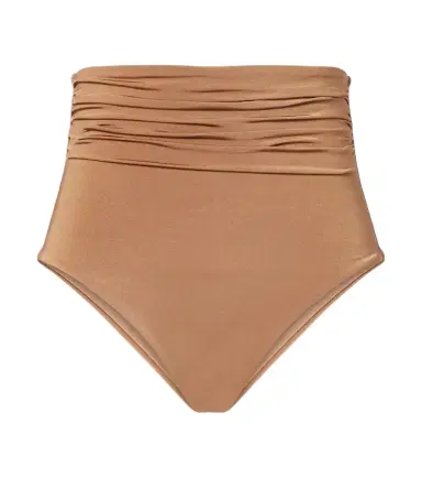 Max Mara Salli draped high-rise bikini bottoms | Thumbnail 1