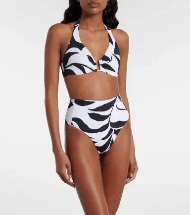 Max Mara Stilla floral high-rise bikini bottoms | Thumbnail 4 Max Mara Stilla floral high-rise bikini bottoms | Thumbnail 4