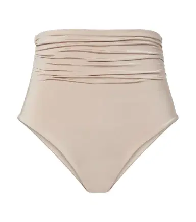 Max Mara Salli draped high-rise bikini bottoms | Thumbnail 1
