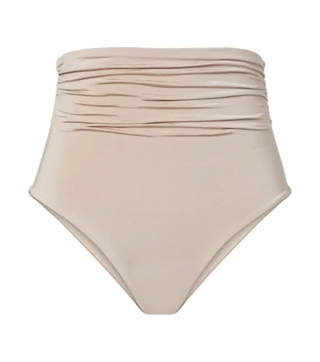 Max Mara Salli draped high-rise bikini bottoms