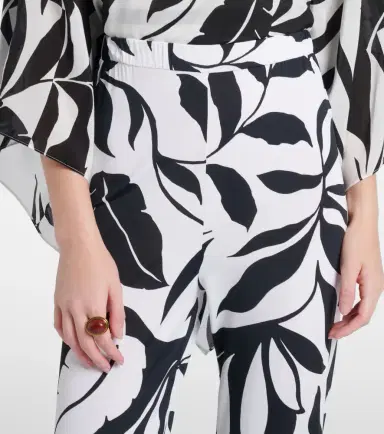 Max Mara Abate printed wide-leg pants | Thumbnail 2