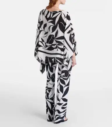 Max Mara Abate printed wide-leg pants | Thumbnail 3
