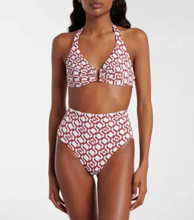 Max Mara Stilla printed high-rise bikini bottoms | Thumbnail 3