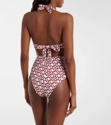 Max Mara Avena printed halterneck bikini top | Thumbnail 3