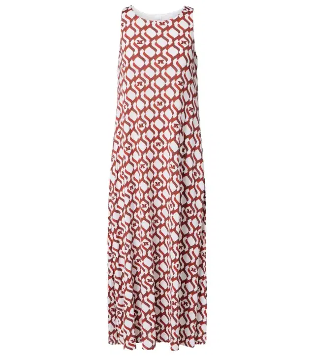 Paste printed midi dress