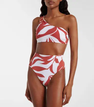 Max Mara Argenta printed one-shoulder bikini top | Thumbnail 3