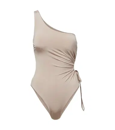Max Mara Canarie ruched one-shoulder swimsuit | Thumbnail 1