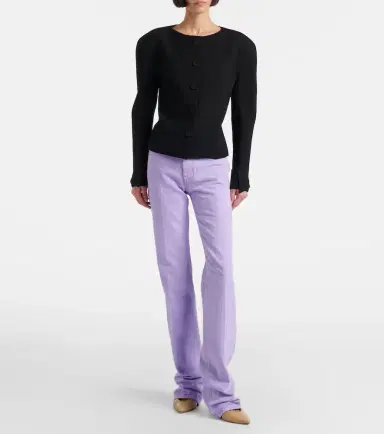 Chloé Chloé Virgin wool crêpe cardigan | Thumbnail 4 Chloé Chloé Virgin wool crêpe cardigan | Thumbnail 4